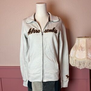 rare vintage y2k abercrombie & fitch zip up size large vintage tag